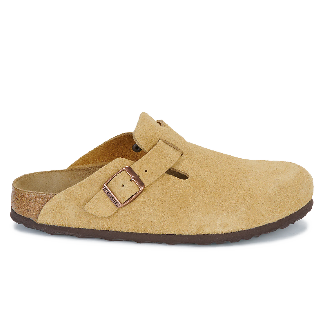 Birkenstock Boston Leve Latte Cream