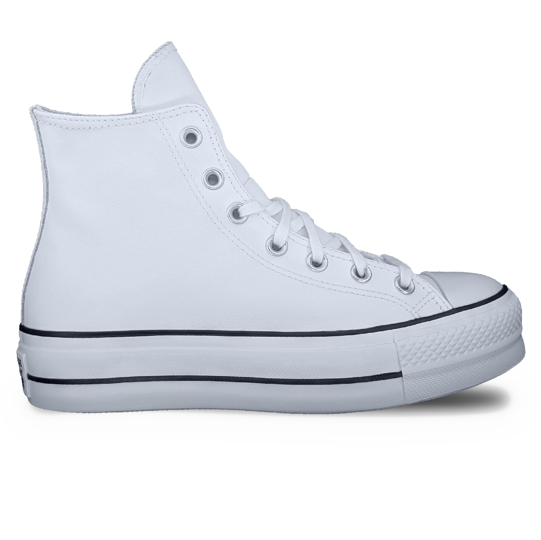 Converse Chuck Taylor All Star Platform Leather High White