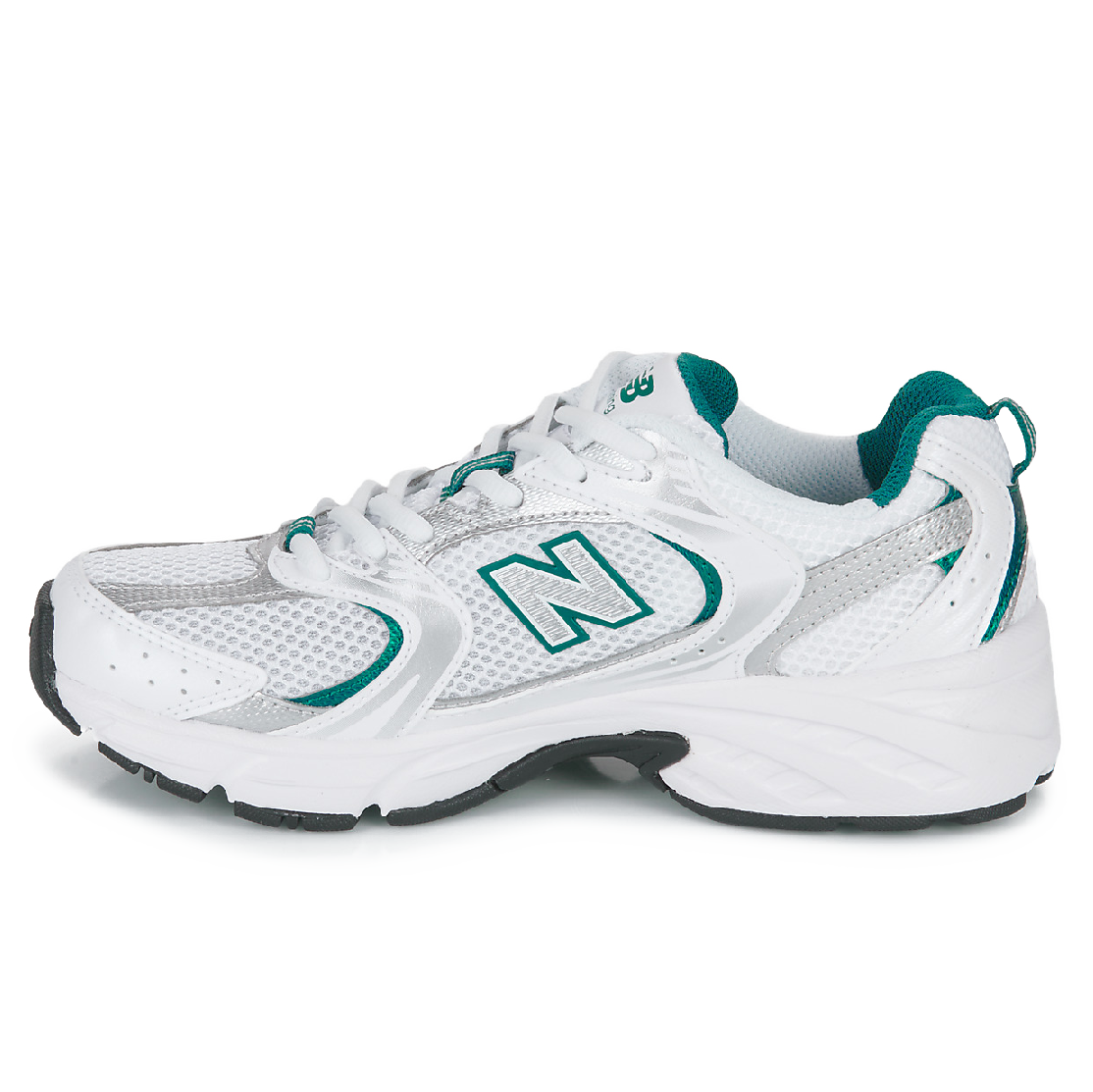 New Balance 530 White Silver Green
