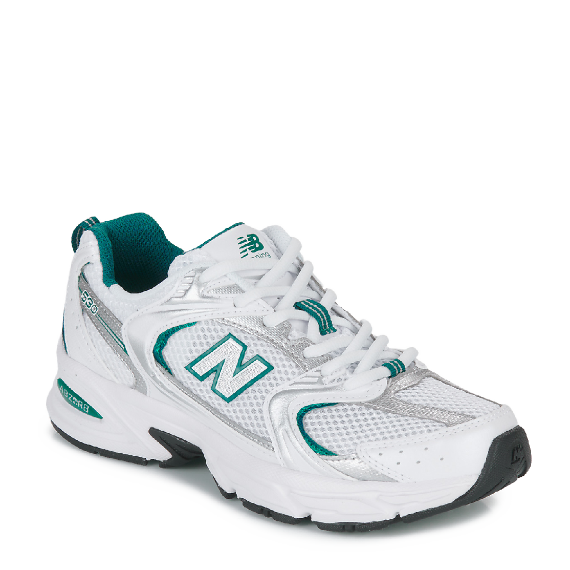 New Balance 530 White Silver Green