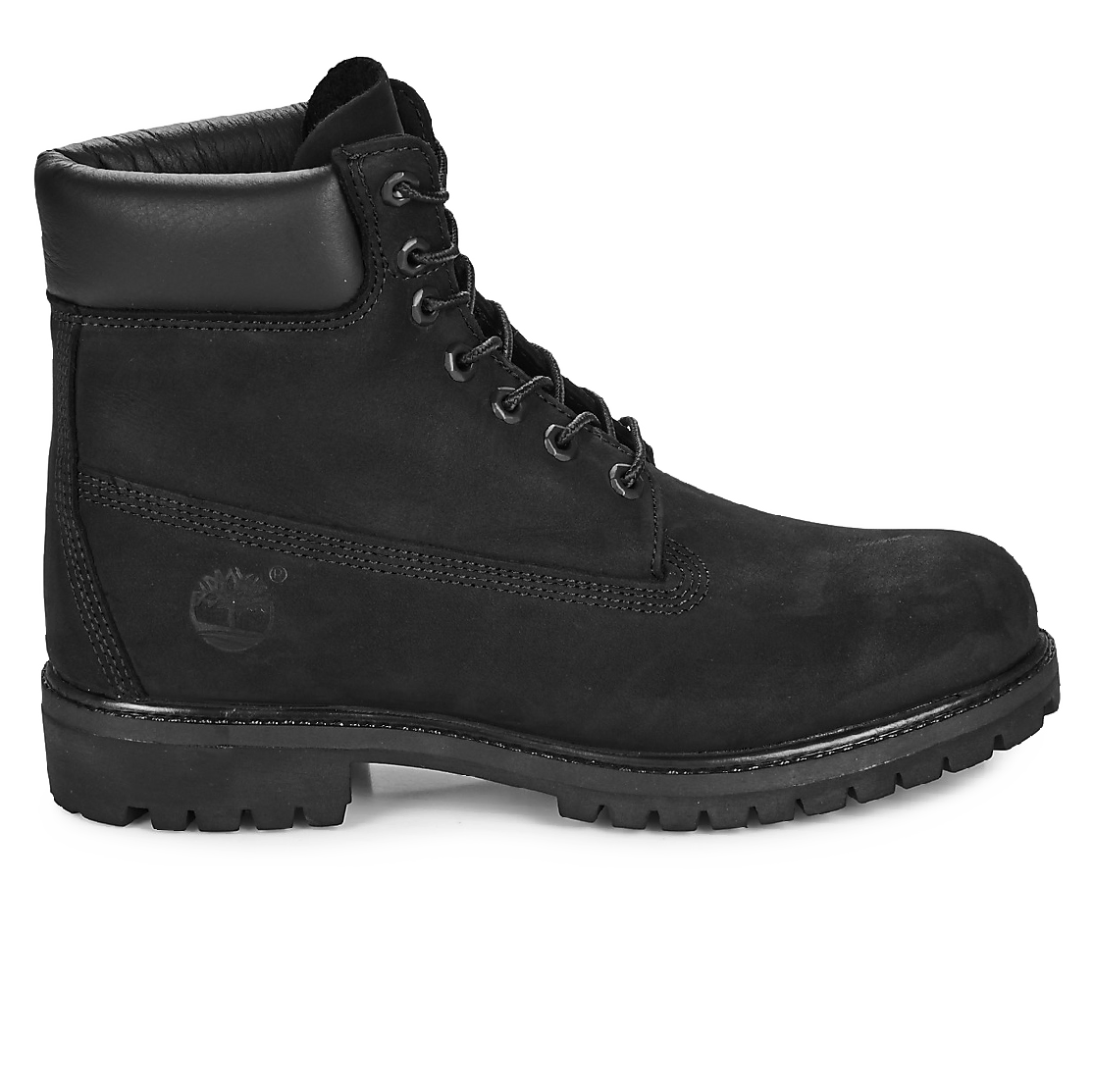 Timberland 6 Inch Premium Black Nubuck