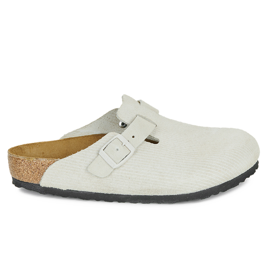 Birkenstock Boston Leve Corduroy Antique White