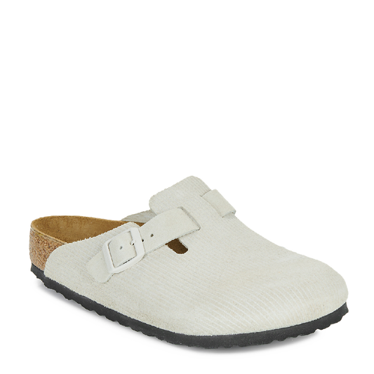 Birkenstock Boston Leve Corduroy Antique White