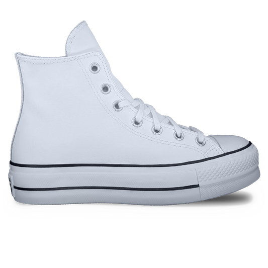 Converse Chuck Taylor All Star Platform Leather High White