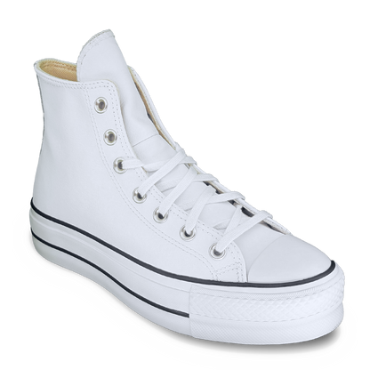 Converse Chuck Taylor All Star Platform Leather High White