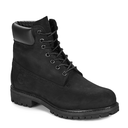 Timberland 6 Inch Premium Black Nubuck